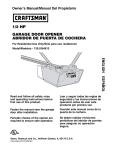Craftsman 139.5364812 Owner`s manual