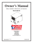 American Eagle SHD 30 Owner`s manual