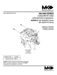 MK Diamond Products MK-4036HY Operator`s manual