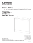 Dimplex DF2622 Service manual