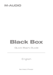M-Audio Black Box User guide