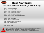 Ariens Platinum 30 Operator`s manual