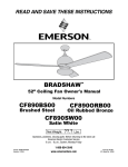 Emerson CF890BS00 Owner`s manual