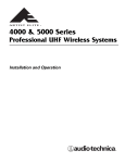 Audio Technica 200 Series Specifications