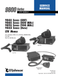 Viking VX 900 MHz LTR Service manual