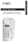 Clarity C4210 User guide