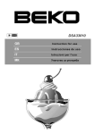 Beko DSA33010 Technical data