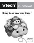 VTech Crazy Legs Learning Bugs User`s manual