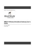 Ruckus Wireless Metro Broadband Gateway User`s guide