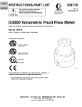 Cal Flame G3000 Technical data