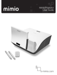Mimio Projector User guide