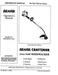 Craftsman 358.799110 Operator`s manual