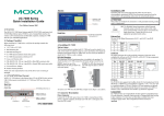 Moxa Technologies UC-7400 Installation guide