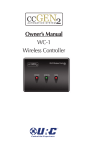 Universal Remote Control WC-1 Owner`s manual