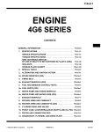 Mitsubishi 4G6 Series 1991 Specifications