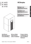 Dimplex SI 17 TE Operating instructions