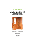 Savaria Infinity HD Owner`s manual
