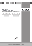 CDA SC309 Product data
