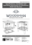 Woodsman AS/NZ 2918:2001 APP E Specifications
