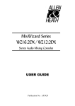 ALLEN & HEATH MixWizard WZ3 User guide