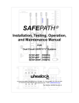 Wheelock SAFEPATH SCSP-8RP Instruction manual