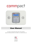 CommPact Control system User manual