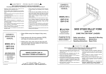 Worksaver SSPF-3742 Operating instructions