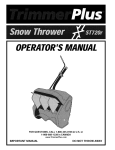 MTD GC720r Operator`s manual