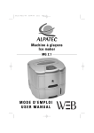 ALPATEC MG 1 User manual