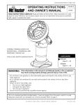 Enerco Mr. Heater MH4B Operating instructions