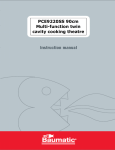 Baumatic PCE9220SS User manual