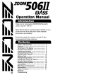 Zoom 506II Bass Specifications