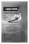 Digital Advantage™ - Applica Use and Care Manuals