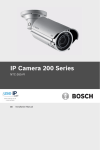 Bosch NTC-265-PI Installation manual
