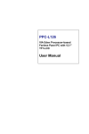 Advantech PPC-L126 User manual