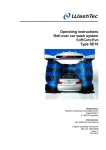Washtech UL Operating instructions