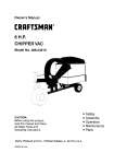 Craftsman 486.24515 Owner`s manual