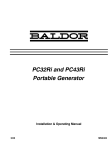 Baldor PC43RI Owner`s manual