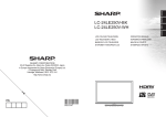 Sharp LC-24LE250V-BK Product specifications