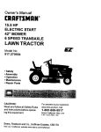 Craftsman 917.270654 Owner`s manual