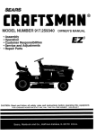 Craftsman EZ3 917.259340 Specifications