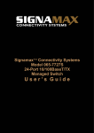 SignaMax 065-7727S User`s guide