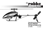 ROBBE BLUE ARROW CP120 S-FHSS RTB Operating instructions