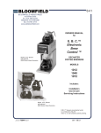 Bloomfield 1012 Specifications