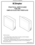 Dimplex DFB4047 User`s guide