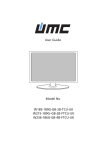 UMC W185-189G-GB-2B-TCU-UK User guide