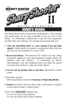 Bounty Hunter Sharp Shooter II Owner`s manual