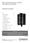 murco MGS Operating instructions