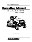 Montgomery Ward TMO-3395309 Operator`s manual