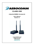 AeroComm CL4490-1000 User`s manual